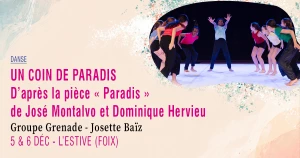 Affiche Danse - Un coin de Paradis · Groupe Grenade, Josette Baïz