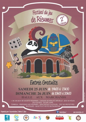 Affiche Festival du jeu de Rieumes