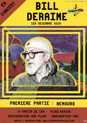 Affiche Concert Bill Deraime