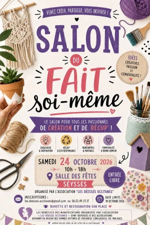 Affiche Salon " du fait soi même ".