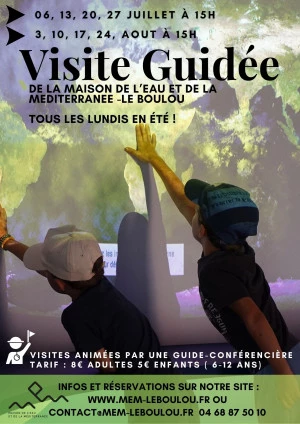 Affiche Visite guidée de la Maison de l'Eau
