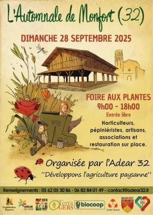 Affiche Automnale de Monfort 2025