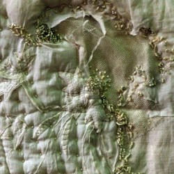 Fragment N°3 - Broderie, textile , H:80cm- L:65cm - Ernest Puerta 