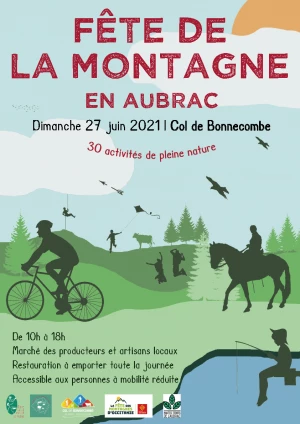 Affiche Fête de la Montagne en Aubrac