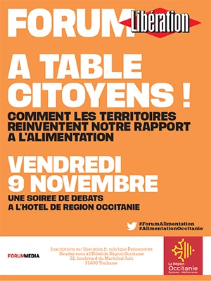 Affiche « A table citoyens ! » 