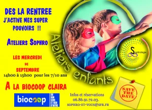 Affiche Ateliers Sophrologie Ludique