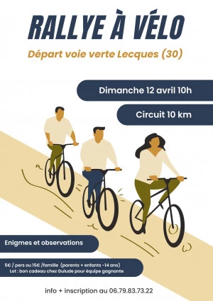 Affiche RALLYE A VELO