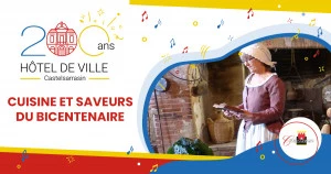 Affiche Bicentenaire de l'Hôtel de Ville : cuisine et saveurs du Bicentenaire