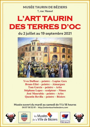 Affiche L'art taurin des Terres d'Oc 