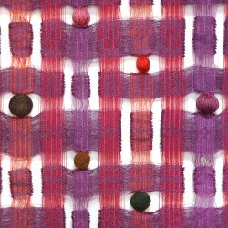 Damiés - Art textile - Tissage - Coton, boule de posidonie - Emmanuelle Fréget 