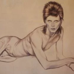 Diamond dog. David Bowie - Acrylique sur toile