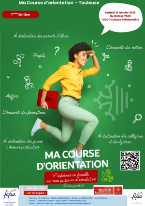 Affiche Ma Course d'Orientation Pour les Parents les Collégiens et les Lycéens