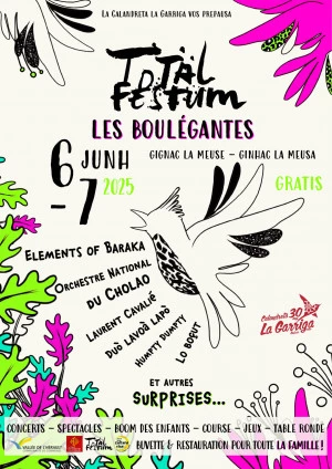 Affiche LES BOULEGANTES _ CALENDRETA LA GARRIGA