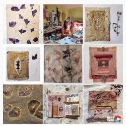 Art Textile - Art Textile de Natalie Magnin (partner), atelier également à visiter - Natalie Magnin, ZamirteTextiles 