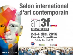 Affiche Salon international d'art contemporain - Art3f Montpellier 2016