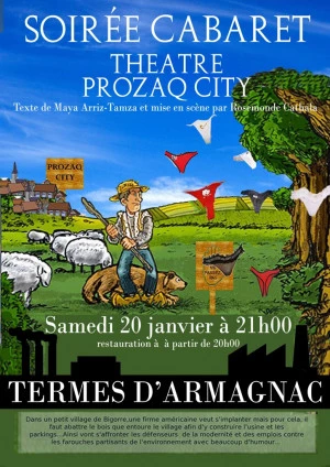 Affiche Comédie "PROZAQ CITY"