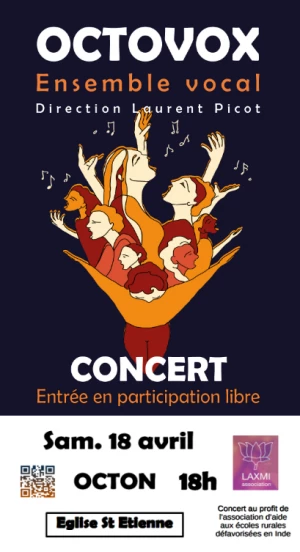 Affiche Concert de l'ensemble vocal Octovox