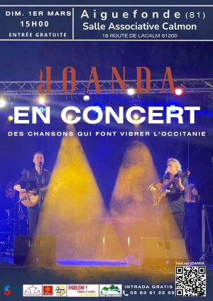 Affiche JOANDA (concert version acoustique)