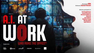 Affiche Projection documentaire "AI at work : who runs the office ?" de Samuel DURAND