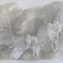 d'après Grunenwald - aquarelle sur papier - 24x32 - 2016