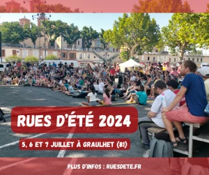 Affiche Festival Rues d'été