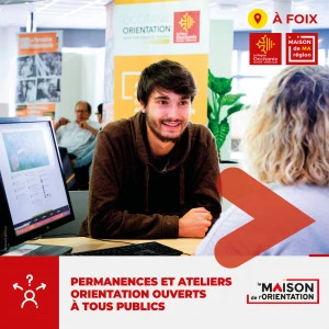 Affiche Permanences de la Maison de l'Orientation