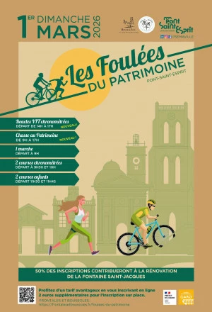 Affiche Les Foulées du Patrimoine
