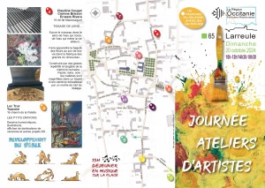 Affiche journée des ateliers d'artistes