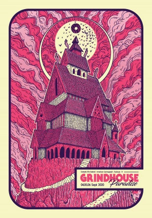 Affiche Grindhouse Paradise | Festival du film fantastique de Toulouse