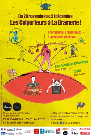 Affiche Les Colporteurs à La Grainerie !