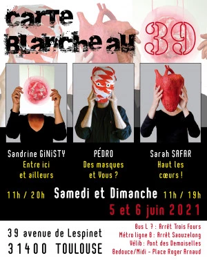 Affiche Carte blanche au 39 - #3