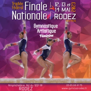 Affiche Gymnastique Féminine - Finale Nationale
