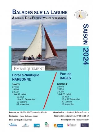 Affiche Balades sur la lagune 2024 - Narbonne