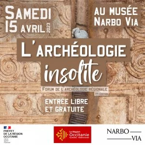 Affiche Forum de l'archéologie régionale : les nouveaux territoires de l'archéologie