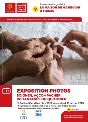 Affiche Exposition photos - Soigner, accompagner : instantanés du quotidien