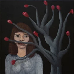 Témoin - huile sur toile 30 x 30 cm - Joseph Lazaro 