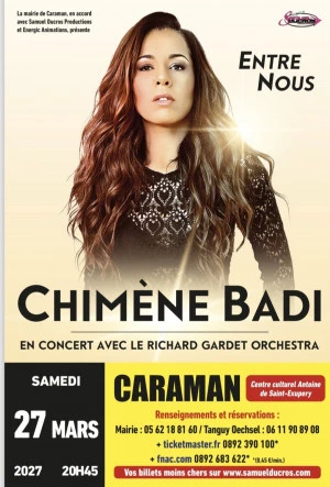 Affiche Chiméne Badi "Entre Nous"