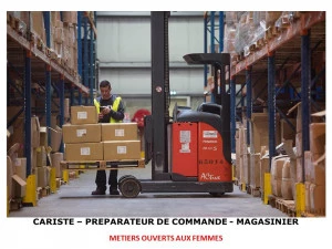 Affiche Visio conférence sur les métiers de la logistique