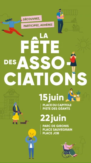 Affiche Fête des Associations - Piste des Géants Toulouse