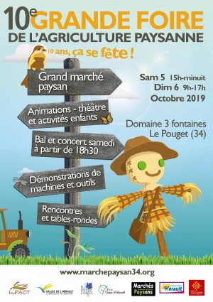 Affiche 10è Grande Foire de l'Agriculture Paysanne