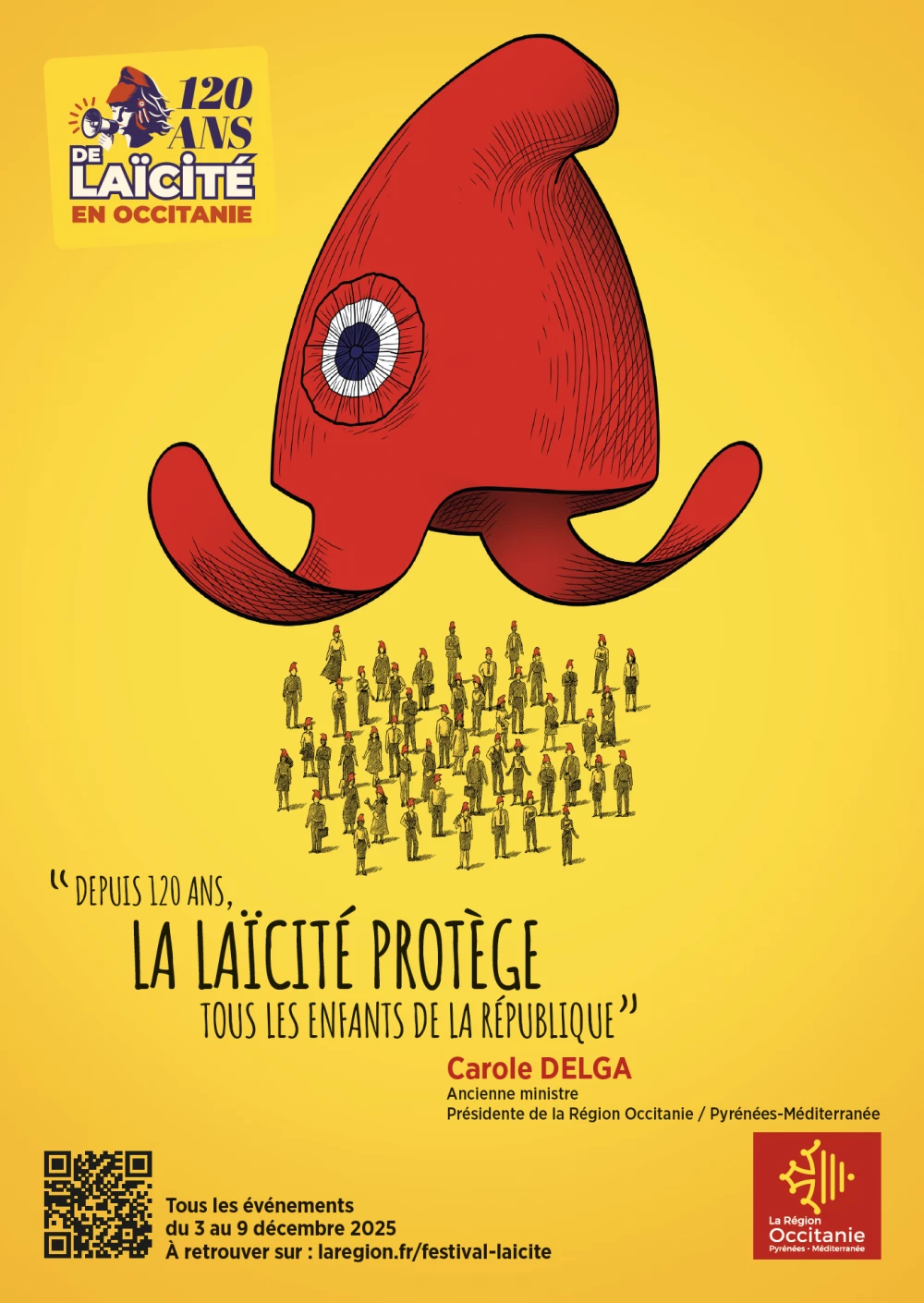 Affiche festival laïcité
