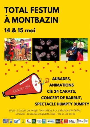 Affiche Total Festum à Montbazin !