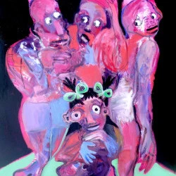 La petite sorcière - Huile sur toile, 130 x 97 cm