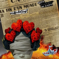 Candide - Oeuvre numérique decrivant le declin terrestre et l avenir incertain de nos enfants