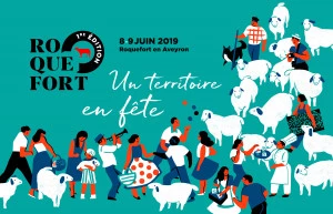 Affiche Roquefort, un territoire en fête