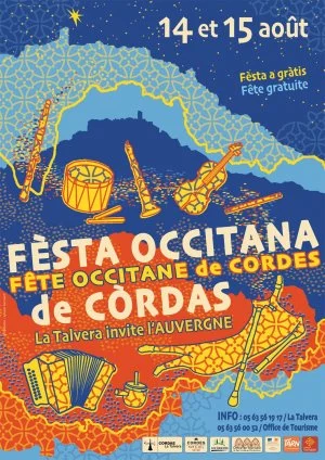 Affiche Fête occitane de Cordes-sur-Ciel