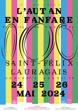 Affiche Festival l'Autan en fanfare