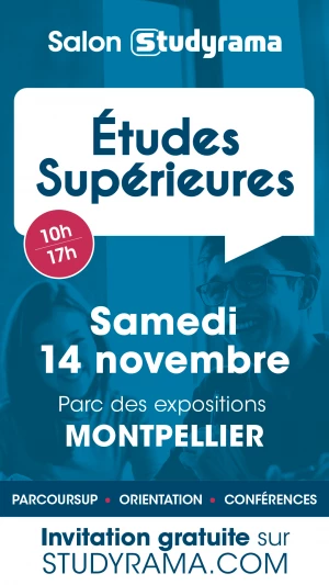 Affiche Salon Studyrama des Etudes Supérieures de Montpellier