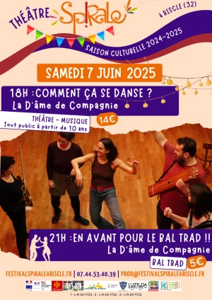 Affiche Soirée théâtrale et dansante