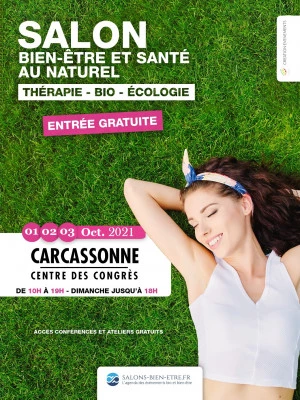 Affiche Salon bien-être et santé au naturel - Carcassonne 